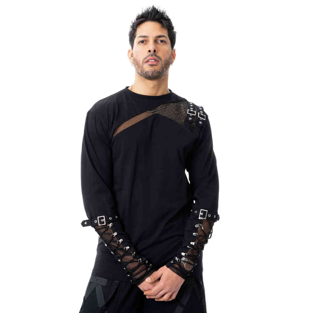 Chemical Black - Silas Lange Ã¤rmel top - Schwarz